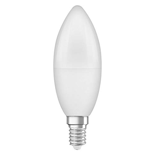 Osram Star Classic B Lampadina Led, Attacco: E27, Bianca Calda, 2700 K, 6 W, Equivalenti A 60 W, Led Retrofit Classic P, Opaco, Taglia Unica