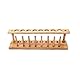 TopHomer 8 Löcher Reagenzglasständer, Holz, 2,1 cm Lochdurchmesser, Laborgerät, Ständer, Reagenzglasgestell