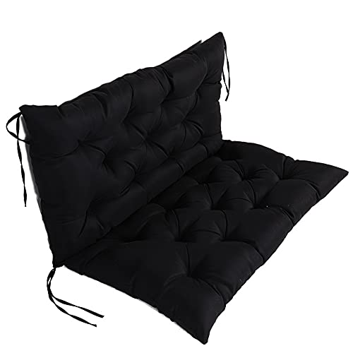 Coussin de banc extérieur bleu pour aménager une balancelle de jardin - 3