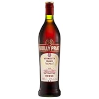 Noilly Prat Rouge Vermouth, 16% vol., 75cl / 750ml, französischer Aperitif mit 29 Kräutern und Gewürzen, darunter Süßorangen, Zimt, Zimtrinde, Gewürzn und Kakaobohnen