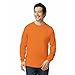 Gildan Men's Ultra Cotton Long Sleeve T-Shirt, Style G2400, Multipack, Safety Orange (2-Pack), Medium