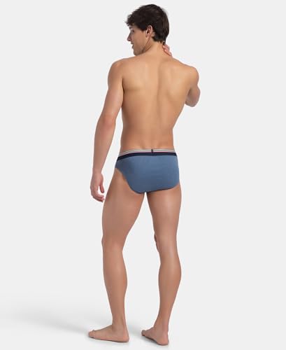 Image of Jockey US49 Men Super Combed Cotton Solid Brief with Ultrasoft Waistband
