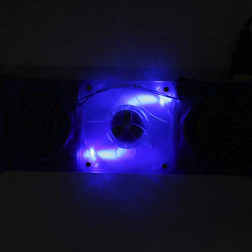 Base Refrigerante para Laptop con 2 Ventiladores LED Azul miniatura 4