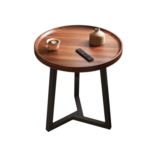 Table basse ronde robuste pour optimiser les petits espaces solution gain de place chambre et balcon - 2
