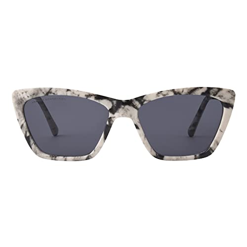 French Connection Gracie Cat Eye Sunglasses For Women, Crystal Tan, 54mm Lens Width4