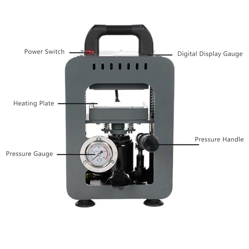 Prensa hidráulica manual 10 toneladas 600W 220V miniatura 6