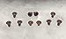 Copper Stainless Screws For Benchmade Bugout 535BK Bailout 537 Mini Bugout Knife