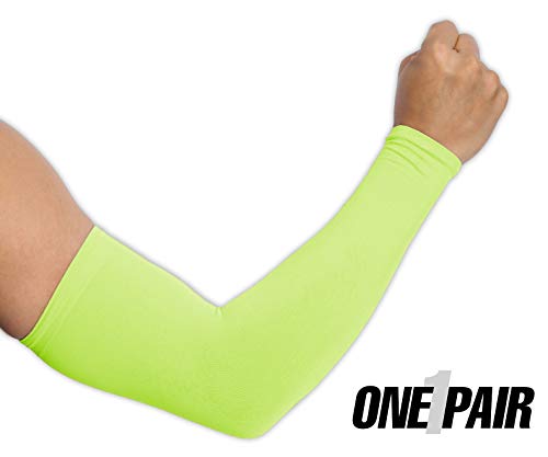 UV Protection Cooling Arm Sleeves - UPF 50 Long Sun Sleeves for Men