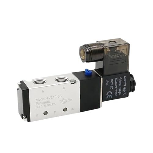 Électrovanne pneumatique de précision 4V210-08 commande magnétique 5 voies 2 positions
