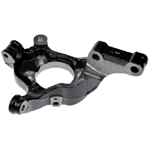 Image of Detroit Axle - Front Right Steering Knuckle for Nissan Sentra Juke Leaf NV200 Chevrolet City Express Passenger Side Steering Knuckle Assembly 2015 2016 2017 Replacement