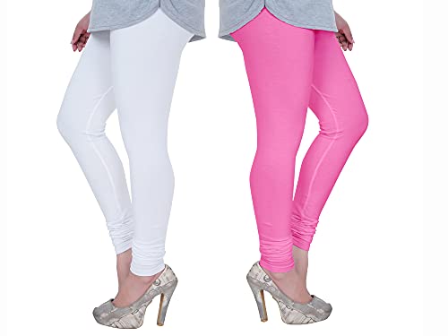 Image of Plus Size Churidar Leggings for Women & Girls Combo (Pack of 2)