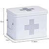 ZELLER Medizinbox, rot/grün, Metall, für Haushalt