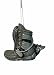 Midwest-CBK Air Force Boot Military Grey Resin Stone 3 x 3 Christmas Hanging Ornament