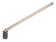 Faithfull Striker Pinsel mit großer Reichweite – 50 mm abgewinkelter Pinselkopf mit 60 cm langem Holzstiel für schwer erreichbare Stellen