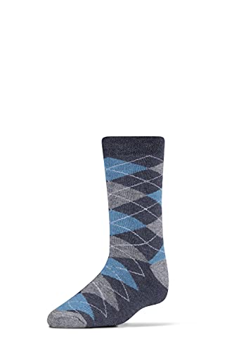 Image of RC. ROYAL CLASS Boys And Girls Calf Length Argyle Pattern Thick Towel Woolen Multicolored Socks (Pack of 5 Pairs)