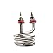 Element grzewczy 2500W Elektryczny element grzejny Element Ogrzewanie Spiralne Podgrzewacz Wymienny Element podgrzewacza (Color : Stainless Steel, Voltage : 2.5KW)