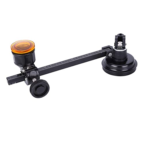 40cm Circular Glass Cutter with Calibrated Scale, High Hardness Alloy, Suction Cup, Oil for Glass Ceramic Processing, Suitable for 13.5-40cm Round Holes