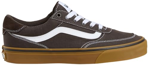 Vans Brooklyn LS, Zapatillas Hombre, Canvas Gum Café Turco, 40 EU