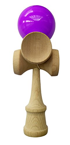 Red Wagon Toys 5-Cup Professional Kendama Trick Toy, Purple