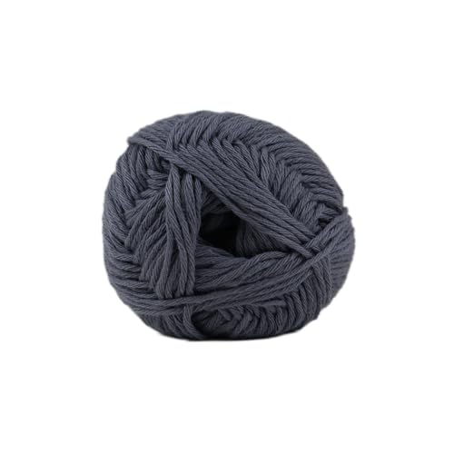 Image of Vardhman 100% Cotton Dreamz Light Weight Natural Thin Yarn | Pack-1 100g | Knitting & Crochet Projects | Soft Natural Yarn | Ideal for Garments, Summer Wear & Accessories | Jet Black, CJH006