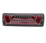 Lot 2 Feux Arrière LED 30 Cm 12-24 V Pour Camion Remorque, Caravane Camion Tracteur Avec Fonction Stop Clignotant