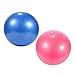 VORCOOL 2 Pezzi Mini Yoga Pilates Palla Allenamento Pilates Palla PVC Rafforzamento Esercizio Palla Sportiva Accessorio per Allenamento Fitness Stabilità Resistenza Yoga