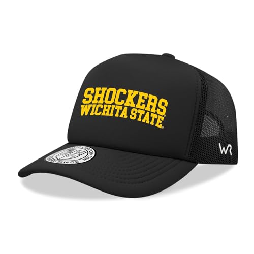 Wichita State University Shockers WSU Trucker Mesh Snapback Game Day Hat Black