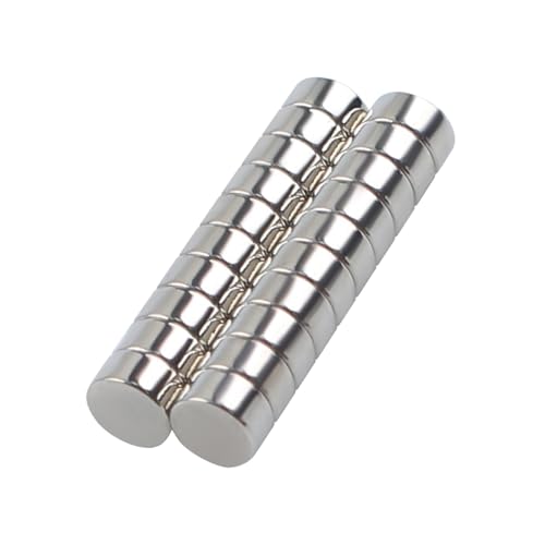 BCZAMD 5 x 2 mm Round Magnets Set (20 Pieces) for DIY 3D Printing Parts - Model Making or Tool Organisation - Crafts - W