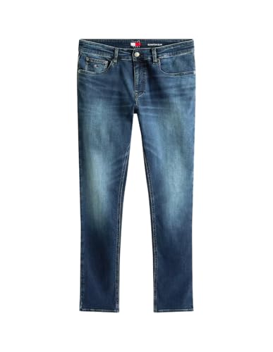 Tommy Jeans Men’s Scanton Slim Fit Jeans, Blue (Denim Dark), 32W/32L