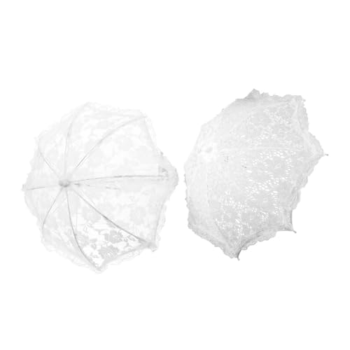 Parasol dentelle pour mariage et décoration romantique de réception - FRCOLOR