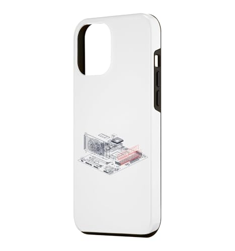 Image of RAM Card Wireframe Computer Motherboard IT Tech Geek Nerd Case for iPhone 12 Pro Max