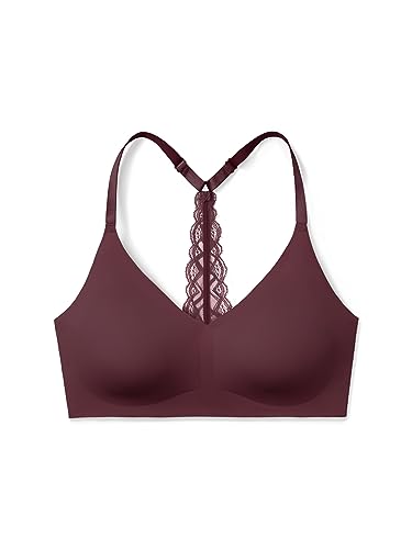 Image of True & Co Women's True Body Triangle Lace Racerback Bra