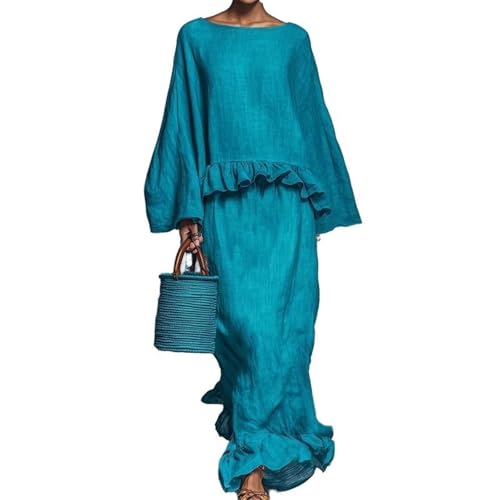 Ensemble 2 pièces femme jupe et haut manches longues esthétique streetwear moderne