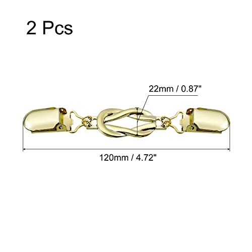 Image of uxcell Sweater Clips Retro Cardigan Collar Clips Shirt Clips Dresses Clip Brooch Shawl Clips for Women