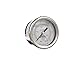 PFQ Standard Industrial Gauge PSI Scale 2" Dial 1/8"?Back Connection 0-15 PSI Stainless Steel Movement, Socket, Tube