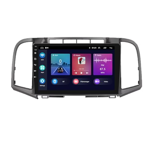 9 Pulgadas HD Pantalla Táctil Android 15 Radio De Coche 2 DIN para Toyota Venza 2008-2016 con GPS Navegación WiFi Control EnBluetooth Carplay(Y300 6+128G)