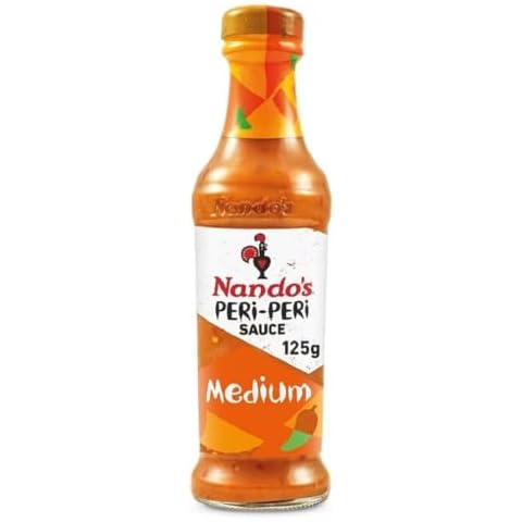 Nandos Medium Peri Peri Sauce 125g (Pack of 4) Cover