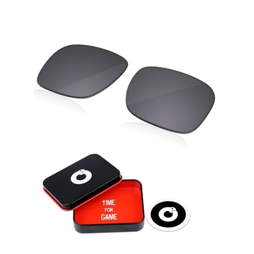 OWORK Lentes de reposição de policarbonato de 1,8 mm para óculos de sol Oakley Portal X OO9460 - prata metálica