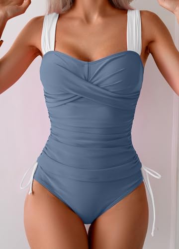 Image of B2prity Tankini Swimsuits for Women Tummy Control Two Piece Bathing Suit