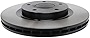 ACDelco Gold 18A2446 Black Hat Front Disc Brake Rotor , Gray