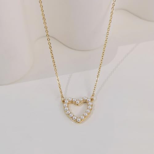 Image of Zeffy Pearl Necklace 4MM /6MM /8MM Dainty Round Imitation Pearl Choker Necklace Wedding Pearl Necklace Delicate Jewelry for Women Simple Bridesmaid Jewelry Gifts