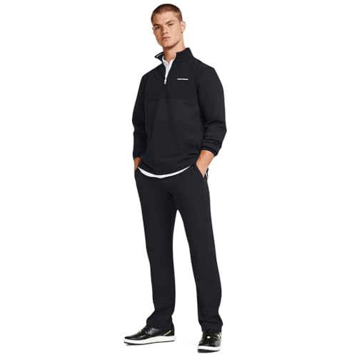 Under Armour Men's Storm Daytona Half Zip, (001) Black/White/White, Medium3