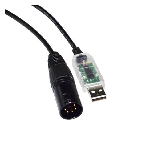 F1T`D2I RS485 USB  DMX512 XLR 5PIN 5P X/IX DMXCONTROL t[X^C[ ARTNET QLC+ }WbN Q Xe[WCgjORg[P[u(3m,5P XLR MALE A)