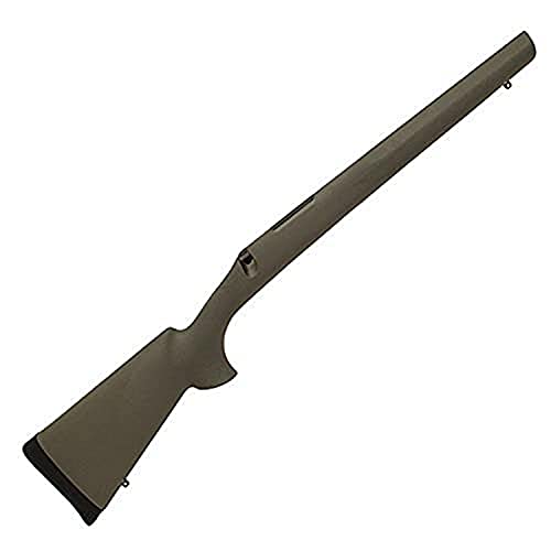 Hogue 70200 Remington 700 Bdl Short Action OverMolded Stock, Standard Barrel, Pillarbed Olive Drab Green