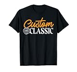 Custom Classic Herren Felge Reifen Oldtimer Autoliebhaber Youngtimer T-Shirt