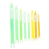 EXAOMBLE 8個 耐久性フィッシュネット編みシャトル魚網修理ツール ポータブル魚網編み工具 釣り愛好家向け実用的修繕キット