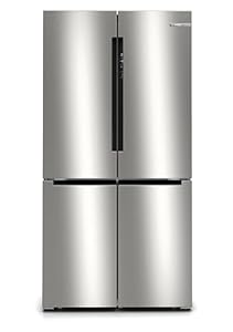 Bosch KFN96VPEA Serie 4 Kühl-Gefrier-Kombination, 183 x 91 cm, 405 L Kühlen & 200 L Gefrieren, VitaFresh längere Frische, NoFrost nie wieder abtauen, LED-Beleuchtung gleichmäßige Ausleuchtung