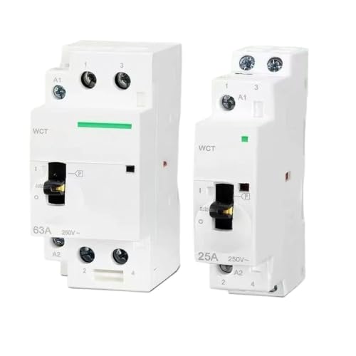 Contacteur inverseur monophasé 32A 4NO manuel pour tableau électrique