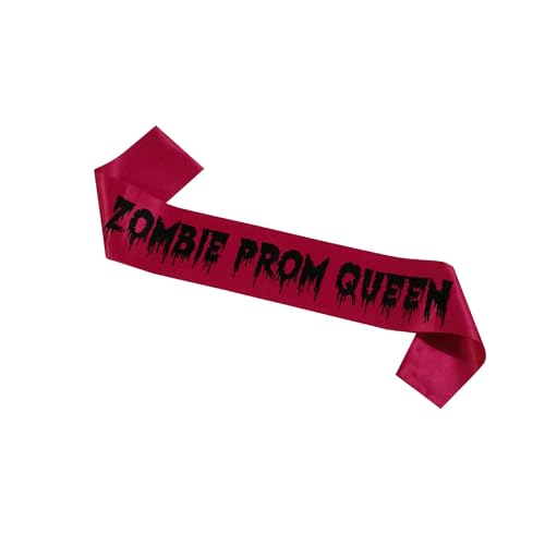Halloween Prom Queen Sash Belt Halloween Bloody Sash Zombie Prom Queen Sash Belt BHWH503