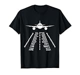 Piloten Alphabet Flugzeug zum Fliegen Nato Alphabet T-Shirt